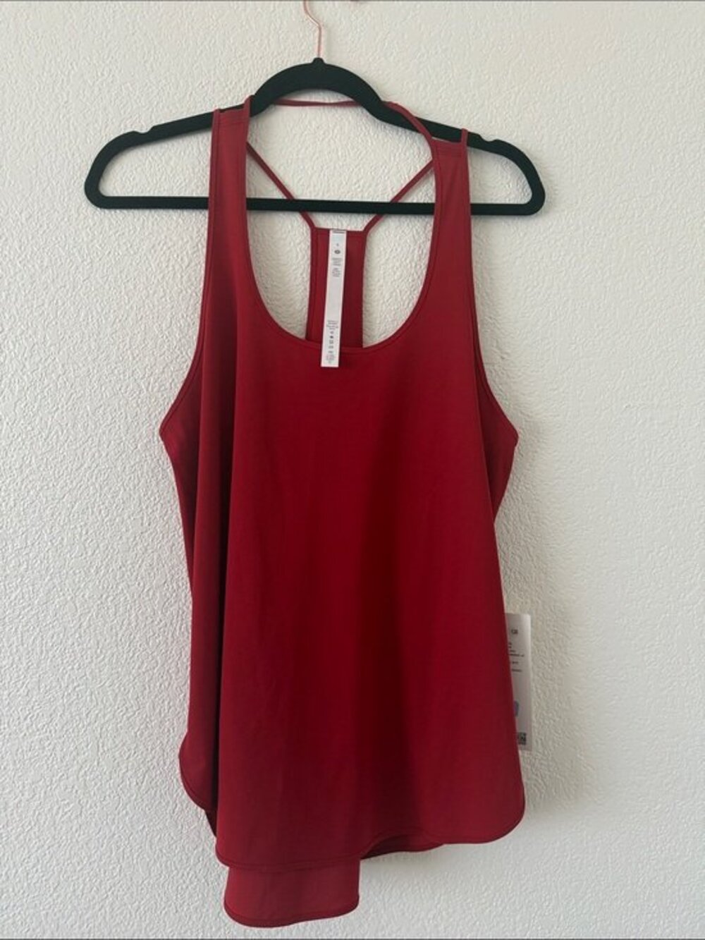 lululemon athletica Red Racerback Tank - Strappy Back Detail